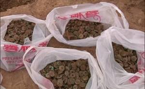 More than 3,000 Tang Dynasty coins were recovered